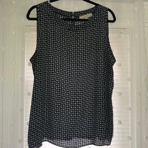 Loft sleeveless blouse.